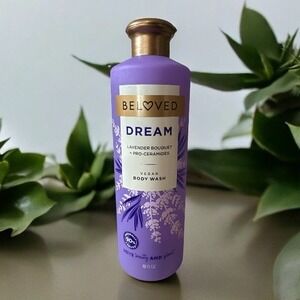 Beloved DREAM Vegan Body Wash Lavender Bouquet + Pro-Ceremides 18 fl‎ oz NEW